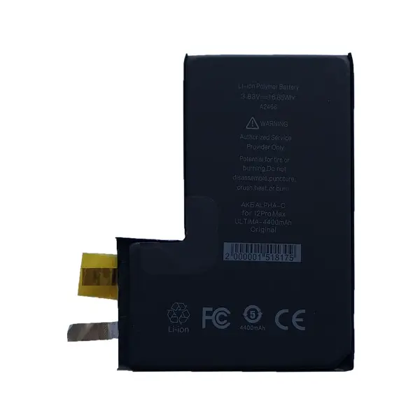 АКУМУЛЯТОР ALPHA-C ULTIMA ДЛЯ IPHONE 12 PRO MAX, 4400MAH (БЕЗ КОНТРОЛЕРУ)