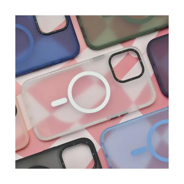 ЧОХОЛ TOTAL MATTE MAGSAFE ДЛЯ IPHONE 13 PRO DARK СИНІЙ