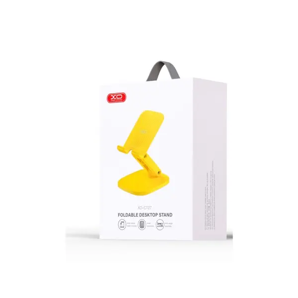 НАСТІЛЬНИЙ ТРИМАЧ XO C127 FASHIONABLE AND COLORFUL DESKTOP PHONE HOLDER ЖОВТИЙ