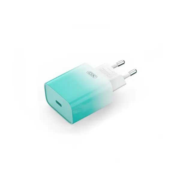 МЕРЕЖЕВИЙ ЗАРЯДНИЙ ПРИСТРІЙ XO CE18 (EU) PD30W TYPE-C FAST CHARGING CHARGER СИНІЙ