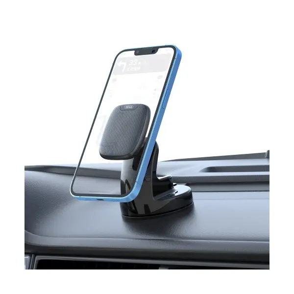 АВТОТРИМАЧ XO C98B MAGNETIC MOBILE PHONE HOLDER IN CAR CENTER CONSOLE, ЧОРНИЙ