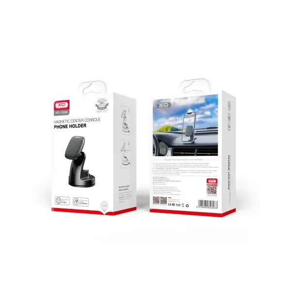 АВТОТРИМАЧ XO C98B MAGNETIC MOBILE PHONE HOLDER IN CAR CENTER CONSOLE, ЧОРНИЙ