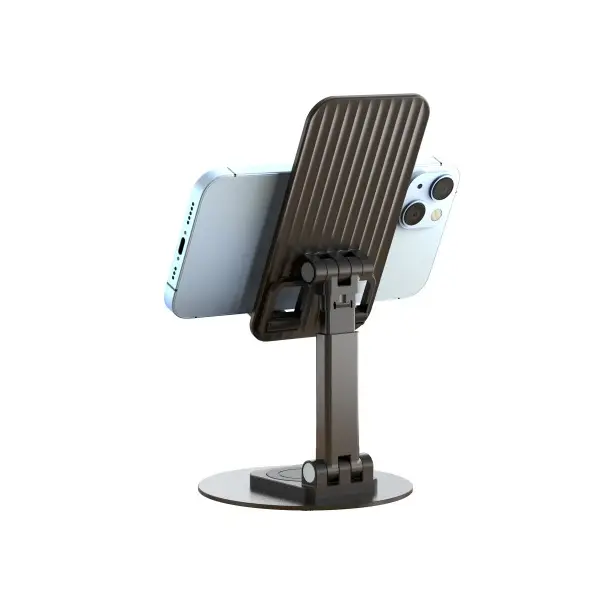 НАСТІЛЬНИЙ ТРИМАЧ XO C108 SMALL DISC ROTATING 360 METAL PHONE HOLDER, ЧОРНИЙ