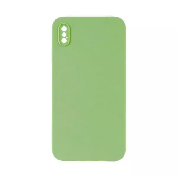 MR4_19536 Чохол silicone case full camera square side copy для iphone xs зелений 