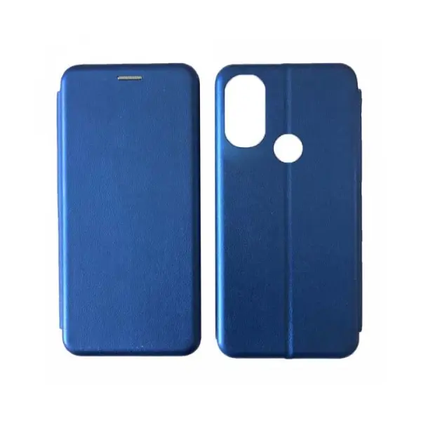 MR4_19634 Чохол-книжка level для motorola e40 синій 