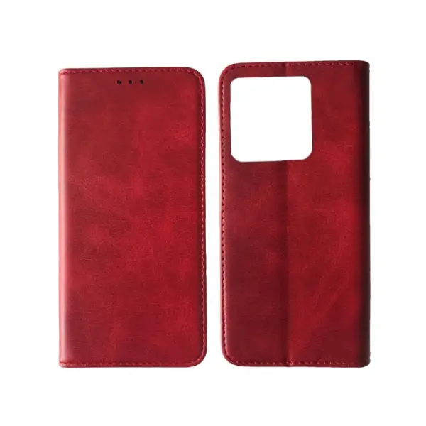 MR4_20574 Чохол-книжка black tpu magnet для redmi note 13 5g червоний 