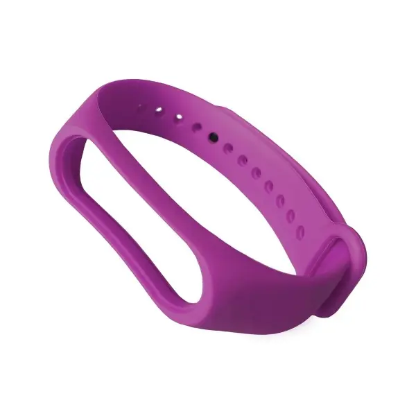 MR4_25078 Ремінець для xiaomi mi band 3, 4 пурпуровий 