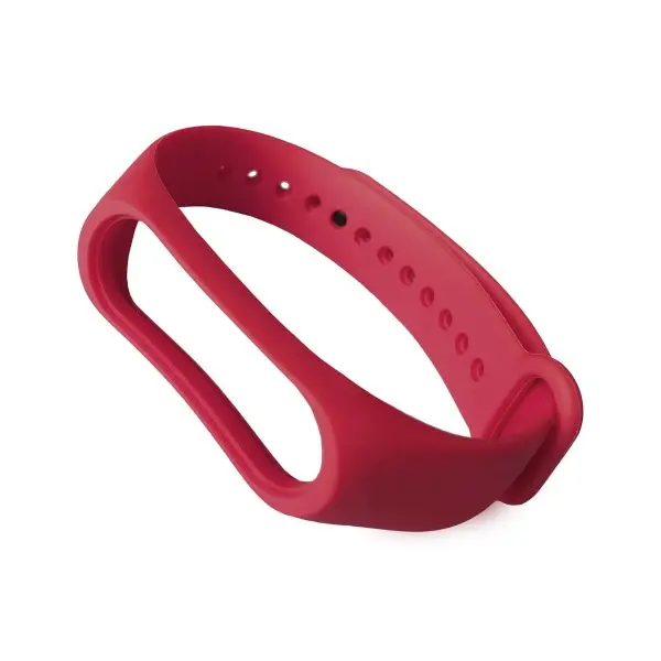 MR4_25079 Ремінець для xiaomi mi band 3, 4 marsala 