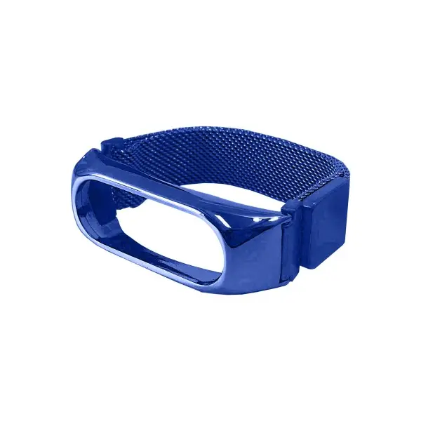 РЕМІНЕЦЬ ДЛЯ XIAOMI MI BAND 3, 4, 5, 6 MILANESE LOOP СИНІЙ