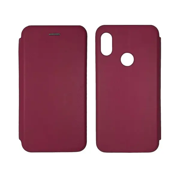 ЧОХОЛ-КНИЖКА LEVEL ДЛЯ REDMI NOTE 7 MARSALA
