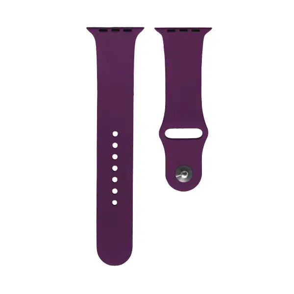 РЕМІНЕЦЬ ДЛЯ APPLE WATCH SILICONE 38, 40MM S (45) ПУРПУРОВИЙ