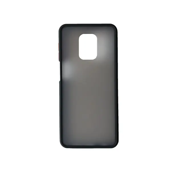 MR4_21561 Чохол-бампер захисний gingle matte case redmi note 9s, 9pro, чорний, червоний 