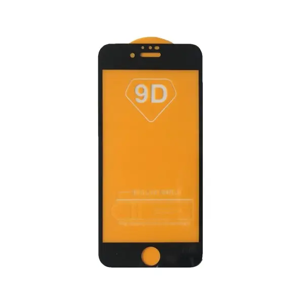 ЗАХИСНЕ СКЛО 9D IPHONE 7, 8, ЧОРНИЙ (ТЕХ. ПАК)