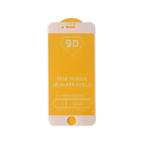 ЗАХИСНЕ СКЛО 9D IPHONE 7, 8, БІЛИЙ (ТЕХ. ПАК)
