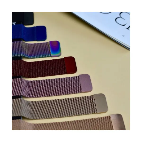 РЕМІНЕЦЬ ДЛЯ XIAOMI MI BAND 3, 4, 5, 6 MILANESE LOOP ПУРПУРОВИЙ