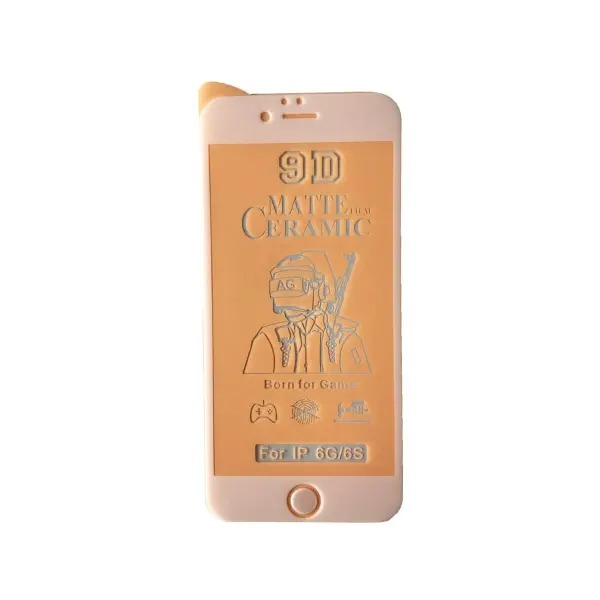 ЗАХИСНЕ СКЛО CERAMIC MATTE ДЛЯ IPHONE 6, 6S, БІЛИЙ (ТЕХ. ПАК)