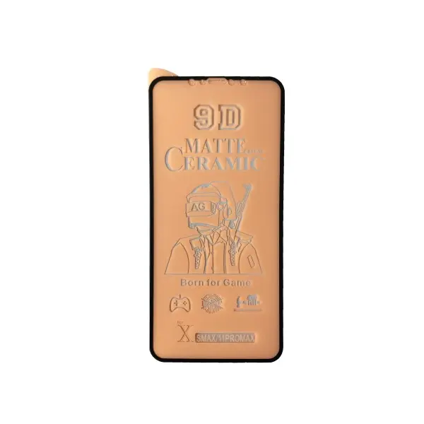 ЗАХИСНЕ СКЛО CERAMIC MATTE ДЛЯ IPHONE XS MAX, 11 PRO MAX, ЧОРНИЙ (ТЕХ. ПАК)