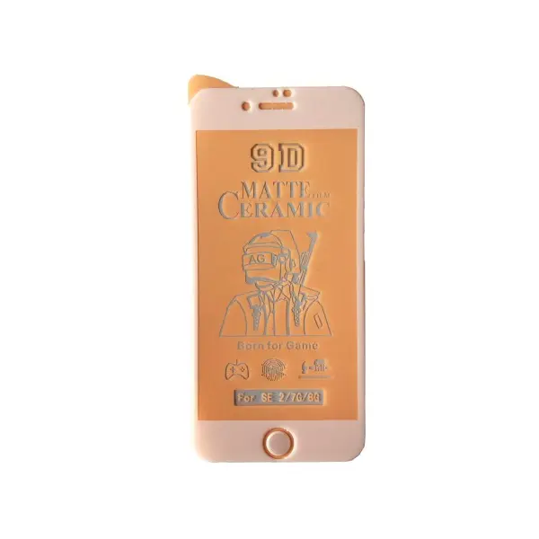 ЗАХИСНЕ СКЛО CERAMIC MATTE ДЛЯ IPHONE 7, 8, SE2, БІЛИЙ (ТЕХ. ПАК)