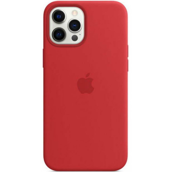 MR1_82481 Чохол silicone case для iphone 12 pro max з magsafe червоний SILICONE CASE