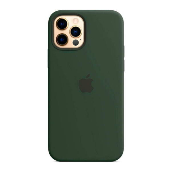 MR1_82412 Чохол silicone case для iphone 12, 12 pro з magsafe and splash cyprus зелений SILICONE CASE