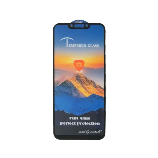 MR4_29332 Захисне скло full glue для huawei p smart plus, чорний (тех. пак) 