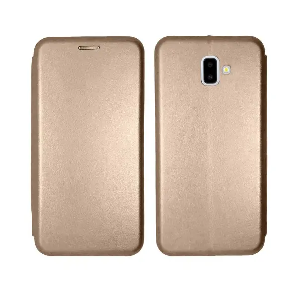 ЧОХОЛ-КНИЖКА LEVEL ДЛЯ SAMSUNG J6 PLUS 2018 GOLD
