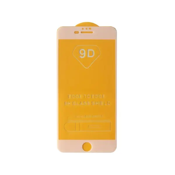 MR4_32716 Захисне скло 9d iphone 6p, 6sp, білий, (тех. пак) 