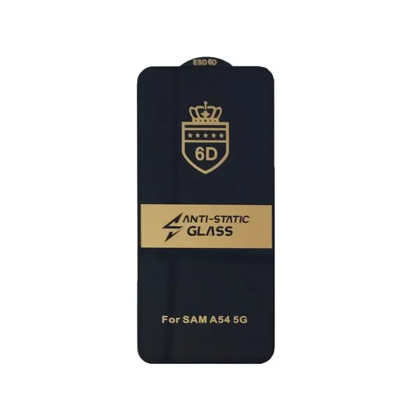 MR4_32750 Захисне скло 6d anti-static для samsung a54 5g, samsung s23 fe, чорний (тех. пак) 