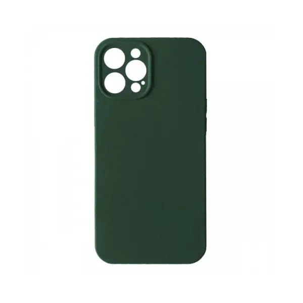 ЧОХОЛ SILICONE CASE FULL CAMERA SQUARE SIDE COPY ДЛЯ IPHONE 14 PRO MAX DARK ЗЕЛЕНИЙ