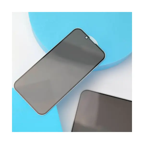 MR4_30009 Захисне скло privacy glass (анти-шпигун) для iphone 15 pro, чорний (тех. пак) 