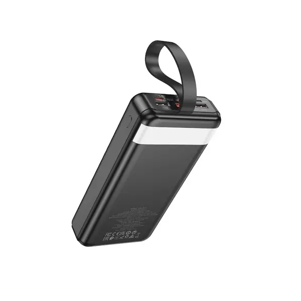 MR4_29836 Зовнішній акумулятор power bank hoco j123b element 22.5w+pd20w fully compatible with lcd and led-lamp 30 000mah, чорний 