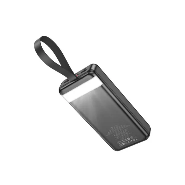 MR4_29836 Зовнішній акумулятор power bank hoco j123b element 22.5w+pd20w fully compatible with lcd and led-lamp 30 000mah, чорний 