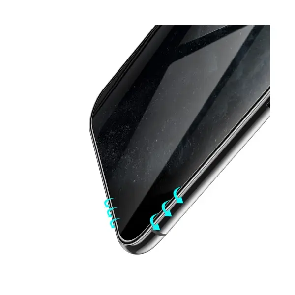 MR4_31021 Захисне скло hoco g11 full screen hd privacy protection для iphone xs max, 11 pro max 20+5 