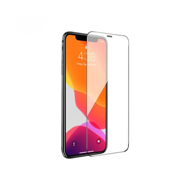ЗАХИСНЕ СКЛО HOCO A34 9D LARGE ARC DUSTPROOF ДЛЯ IPHONE XS MAX, 11 PRO MAX, ЧОРНИЙ
