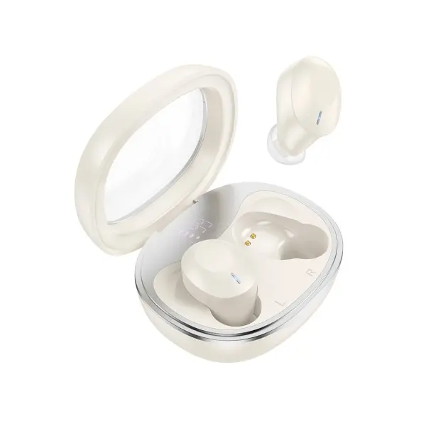 MR4_32789 Навушники бездротові hoco eq3 smart true wireless bt5.3, 7hours milky, білий 