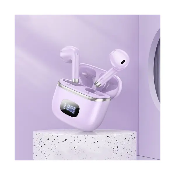 MR4_32796 Навушники бездротові hoco eq1 music guide true ws bt5.3, 7hours пурпуровий 