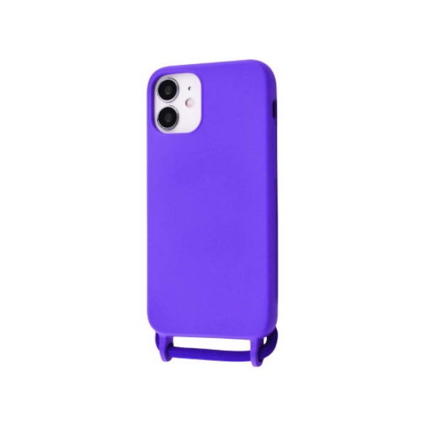 MR1_83745 Чохол lanyard case для iphone 12 mini зі шнурком ultramarine LANYARD CASE