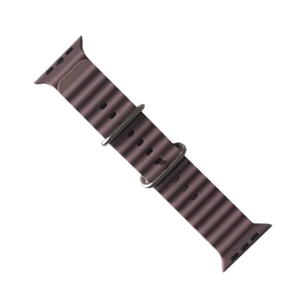 MR4_32017 Ремінець ocean band для apple watch 42, 44, 45, 49 пурпуровий smoke 