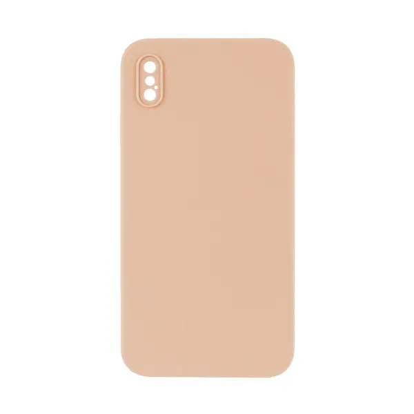 ЧОХОЛ SILICONE CASE FULL CAMERA SQUARE SIDE COPY ДЛЯ IPHONE XS РОЖЕВИЙ SAND