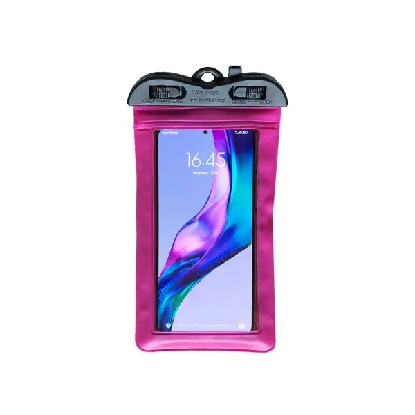 ЧОХОЛ ВОДОНЕПРОНИКНИЙ WATERPROOF IPX COLOR (ZIP) 7 РОЖЕВИЙ