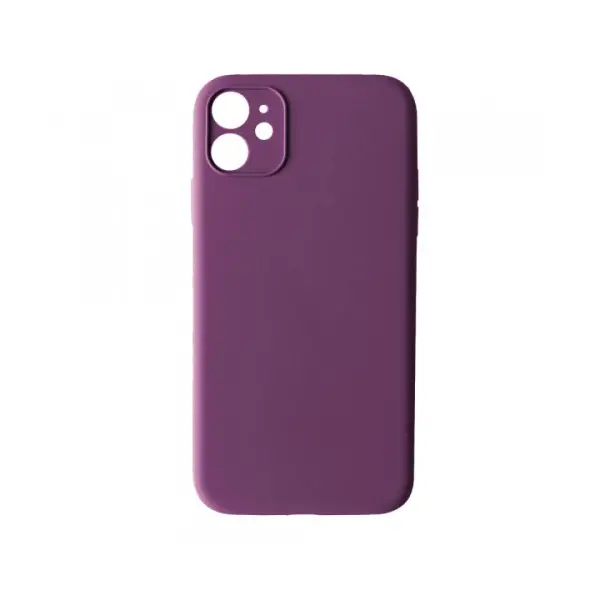 ЧОХОЛ SILICONE CASE FULL CAMERA COPY ДЛЯ IPHONE 11 (45) ПУРПУРОВИЙ