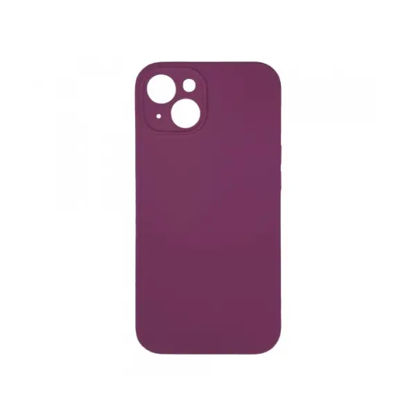 ЧОХОЛ SILICONE CASE FULL CAMERA COPY ДЛЯ IPHONE 15 (45) ПУРПУРОВИЙ