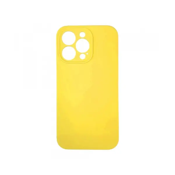 ЧОХОЛ SILICONE CASE FULL CAMERA COPY ДЛЯ IPHONE 15 PRO MAX (4) ЖОВТИЙ
