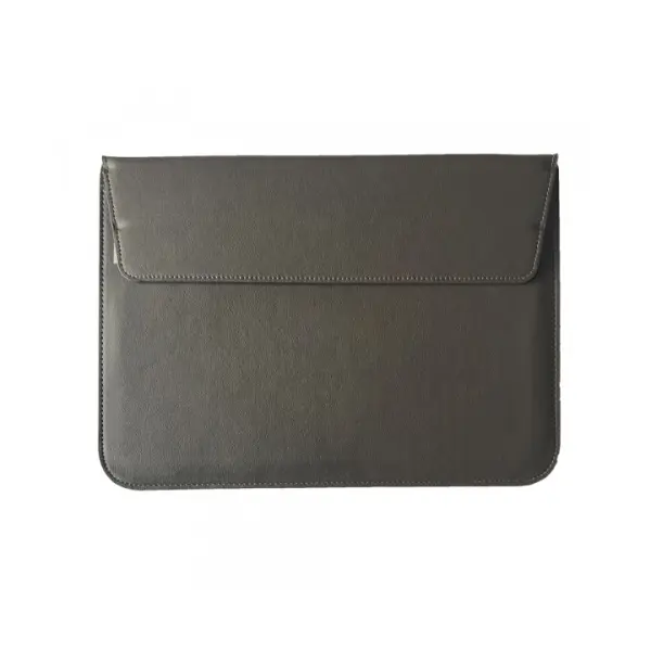 ЧОХОЛ-КОНВЕРТ-ПОДСТАВКА LEATHER PU ДЛЯ MACBOOK 11, СІРИЙ
