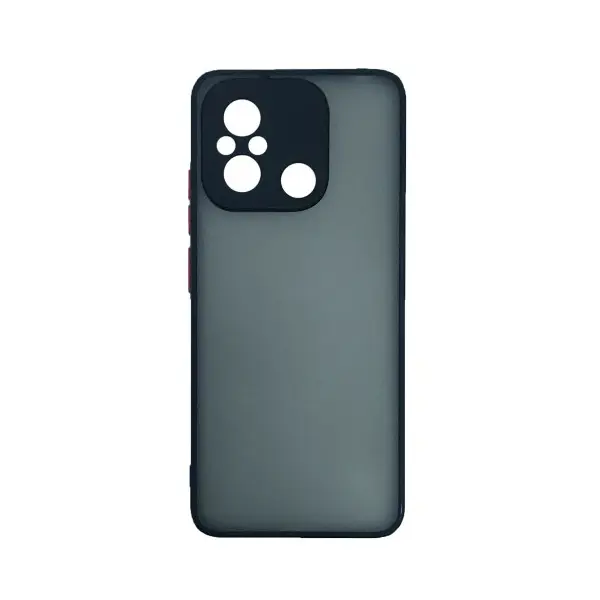 MR4_34864 Чохол-бампер захисний gingle matte case redmi 12с, чорний 