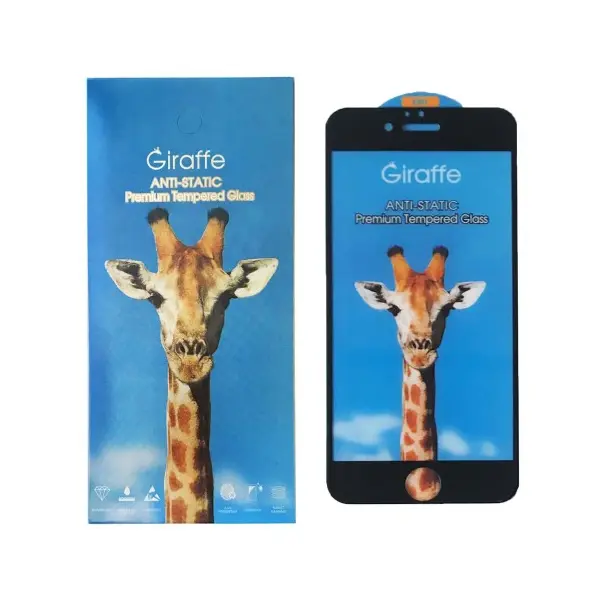 MR4_39161 Захисне скло giraffe anti-static glass для iphone 6, 6s, чорний 