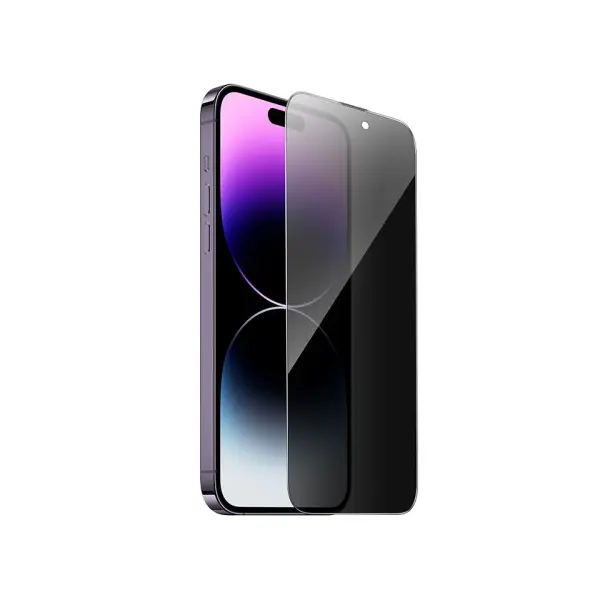 ЗАХИСНЕ СКЛО HOCO A34 PLUS 9D LARGE ARC ANTI-SPY DUSTPROOF ДЛЯ IPHONE 14 PRO, ЧОРНИЙ
