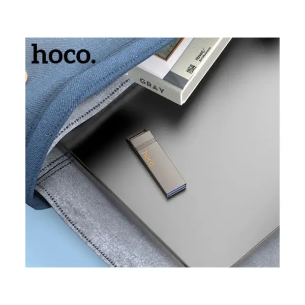 ФЛЕШ-НАКОПИЧУВАЧ USB HOCO UD13 CLEVER USB3.2 USB FLASH DRIVE 256GB, СІРИЙ