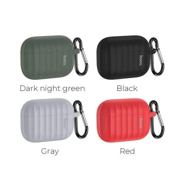 ЧОХОЛ ДЛЯ НАВУШНИКІВ HOCO WB22 APS3 GLORY SERIES SILICONE PROTECTIVE CASE ЧЕРВОНИЙ