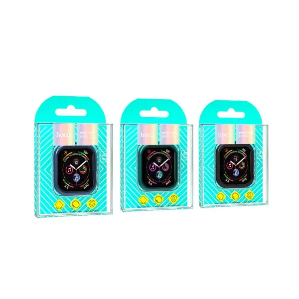 БАМПЕР ДЛЯ APPLE WATCH HOCO IWATCH7, 8 WS3 SHADOW PROTECTIVE CASE+FILM (45MM) OFFICIAL ЗЕЛЕНИЙ